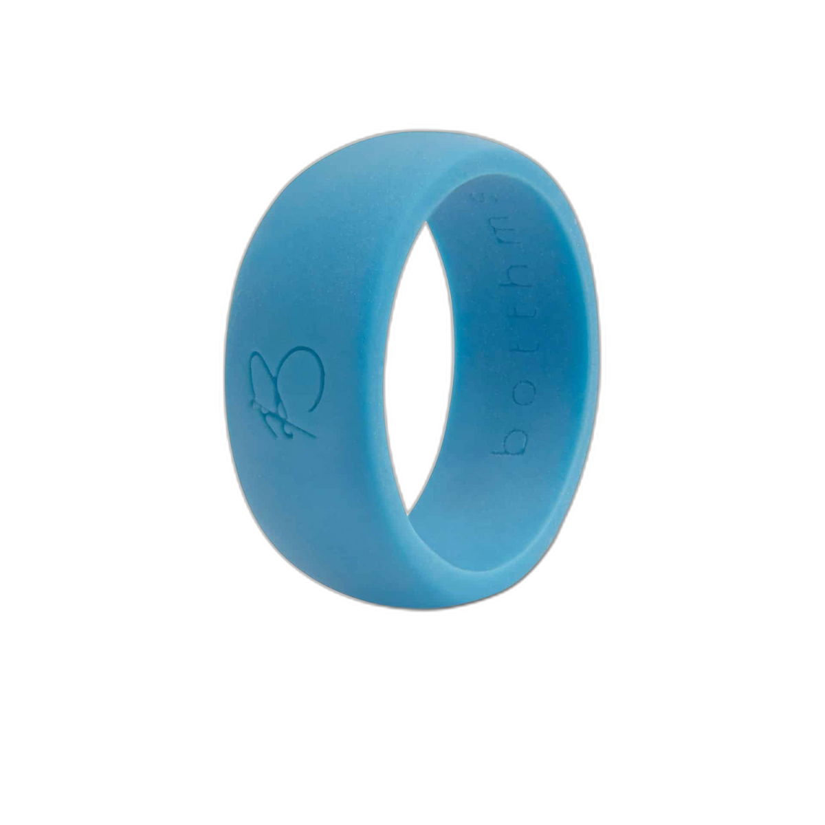 Turquoise botthms silicone ring