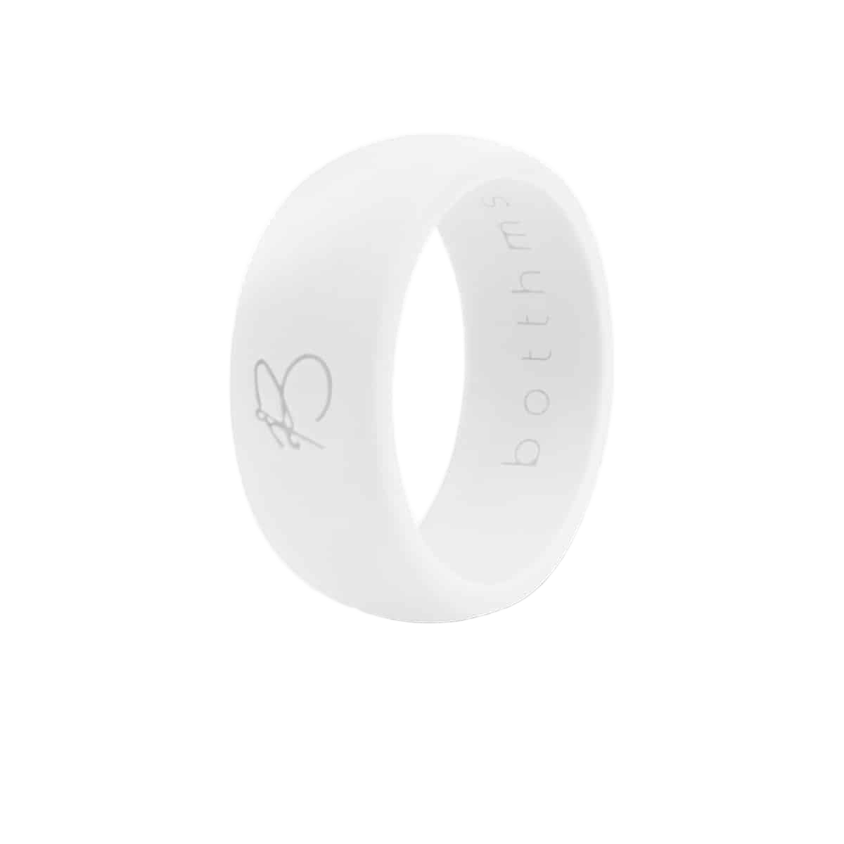 White botthms silicone ring