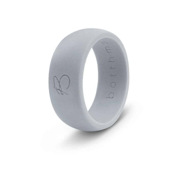botthms Grey Active Silicone Ring worn