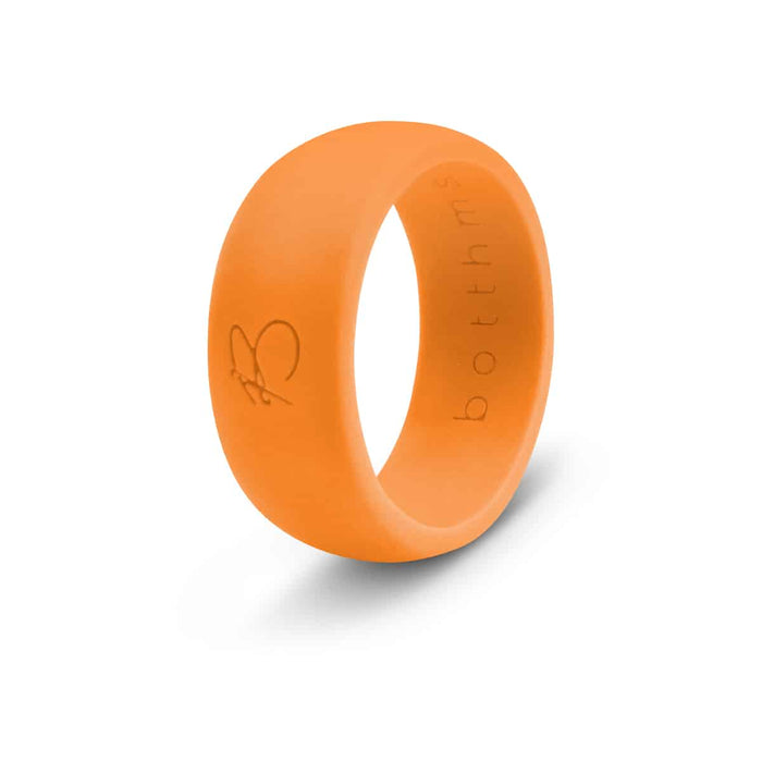 botthms Orange Active Silicone Ring worn