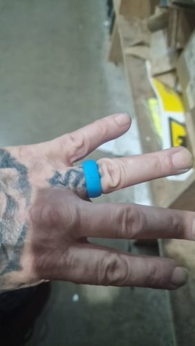 BOTTHMS TURQUOISE ACTIVE SILICONE RING