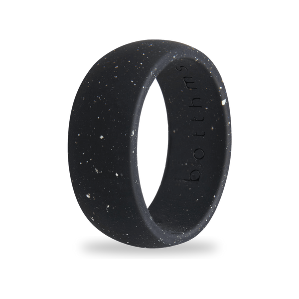 botthms Black Speckled Active Silicone Ring