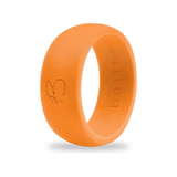Orange Silicone Ring for Men, 8.7mm Hi-Vis Band