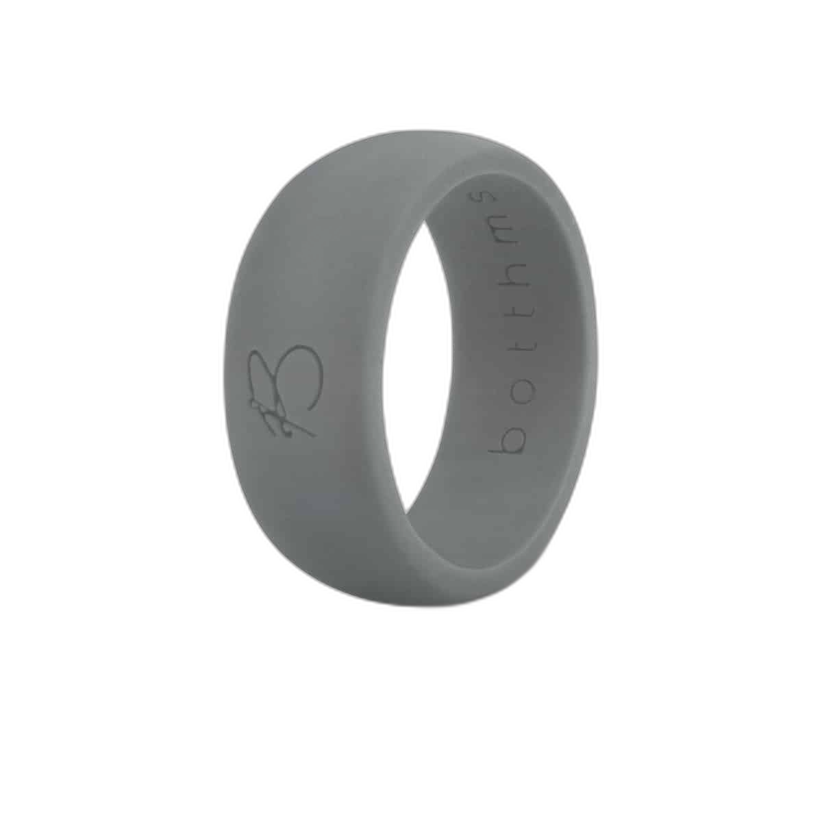 Charcoal botthms silicone ring