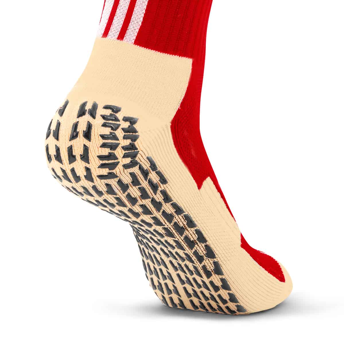 botthms red grip socks rear toe view