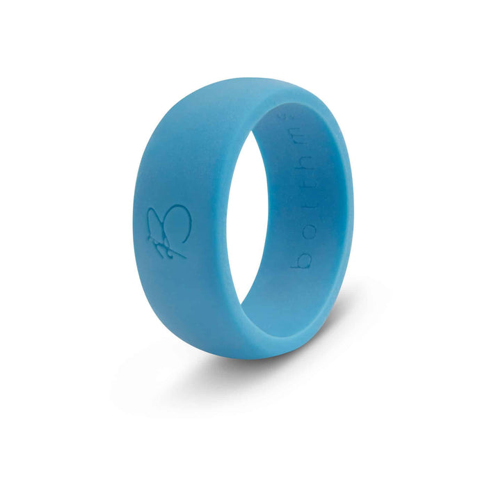 botthms Turquoise Active Silicone Ring worn