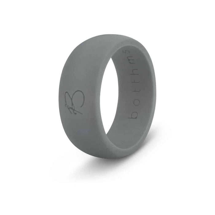 botthms Charcoal Active Silicone Ring worn