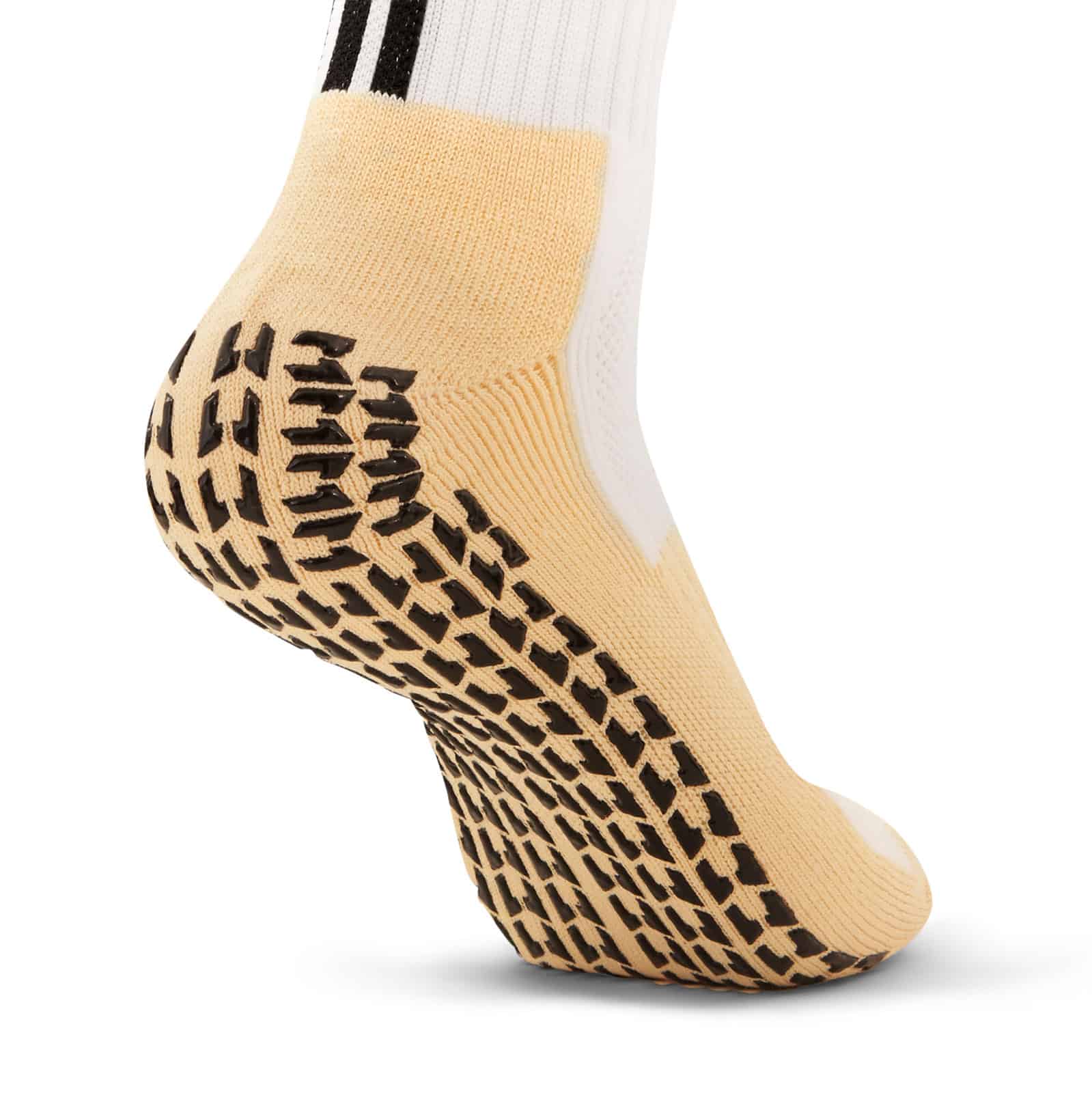 botthms white grip socks rear toe view